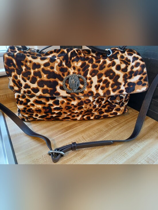Kurt Geiger Handbags - Kurt Geiger NWT Leopard Soho Crossbody W/Adjustable Strap & Dustbag